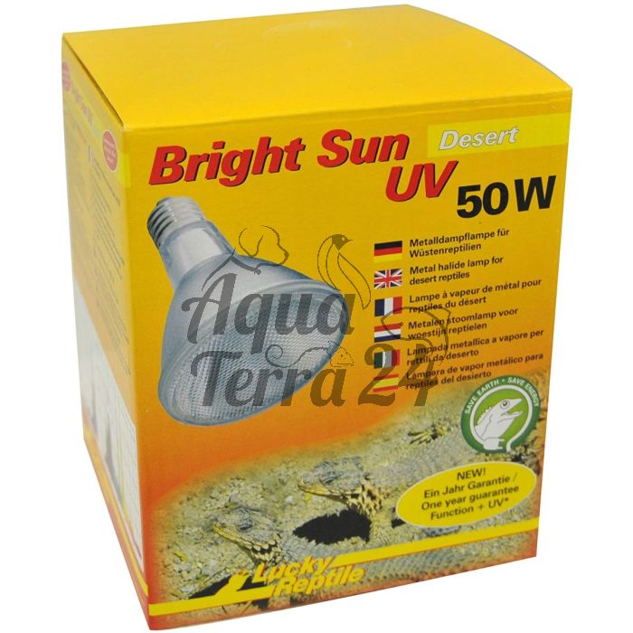 für €93,69 / Lucky Reptile Bright Sun Desert 50W PAR30 SPOT HID UVB complete Set