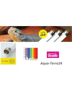 für €21,00 / Arcadia D3+ Reptile T5 Lamp, 12% UVB - 24W 550mm Desert, 12/30% UVB/UVA, Reptilienlampe