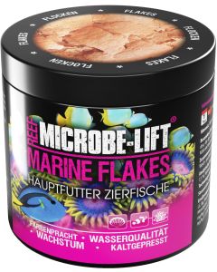 für €12,80, Arka Microbe-Lift MarineFlakes Flockenfutter-250ml
